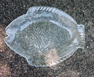 画像2: フィッシュ ガラス皿/Fish Glass Plate