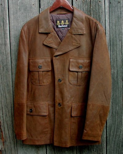 画像1: バーブァー レザージャケット/BARBOUR Leather Jacket