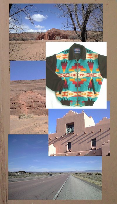 画像1: ペンドルトン ウールウエスタンジャケット（ターコイズ/ツーソン）/Pendleton Wool Western Jacket(Turquoise/Tucson)