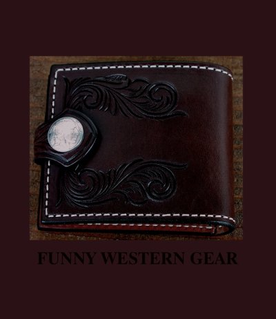 画像1: ファニーコインヘッド ビルフォード・フェザーカット（ブラウン）/Funny Coin Head Billford Feather Cut(Brown)