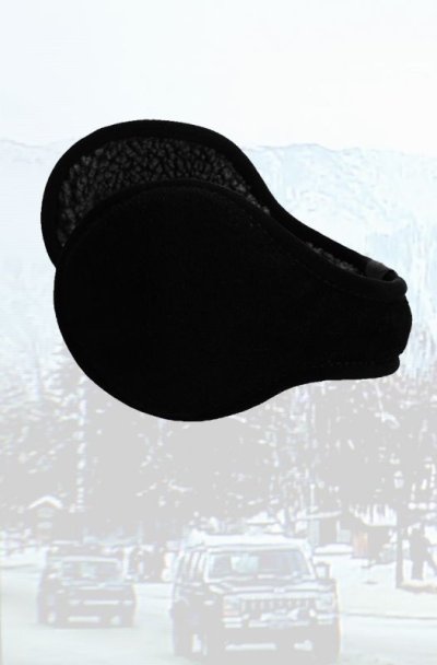 画像1: イヤーウォーマー 180S ワンエイティーズ Chesterfield Wool Black/180S Ear Warmers