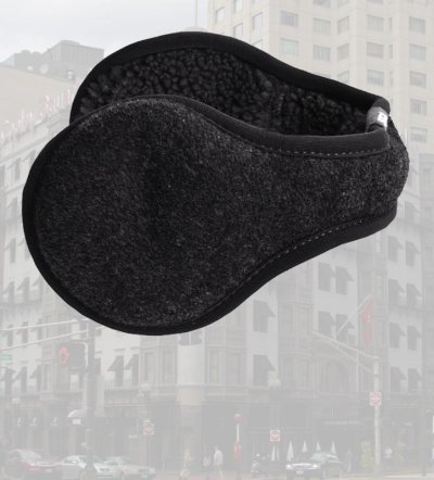 画像1: 180S ワンエイティーズ イヤーウォーマー Chesterfield Wool Charcoal/180S Ear Warmers