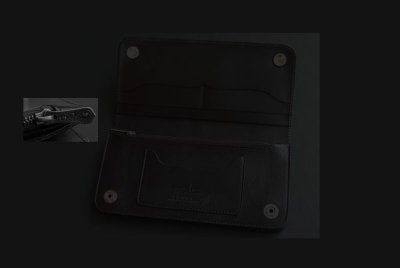 画像3: ファニースロー クラウン ウォレット ブラック・ホーンバック クロコダイル クラウン ナチュラル/Funny Slow Crown Wallet Black