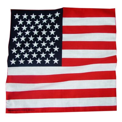 画像1: バンダナ（アメリカ国旗）/Bandana US Flag