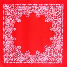 画像1: バンダナ ハバハンク HAV-A-HANK ペイズリー（レッド・ホワイト）/Bandana Paisley  Red White (1)