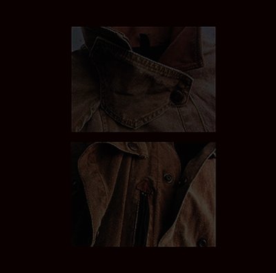 画像2: レザーカラー ウォッシュドキャンバスジャケット/Leather Collar Washed Canvas Jacket