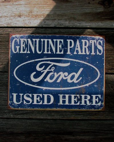 画像2: フォード Ford Tinサイン・メタルサイン Genuine Parts
