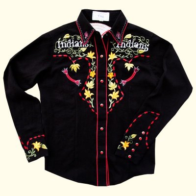 画像1: カサデリアン ウエスタン シャツ・カウガールシャツ（長袖）/Casa de Lien Long Sleeve Western Shirt(For Women)