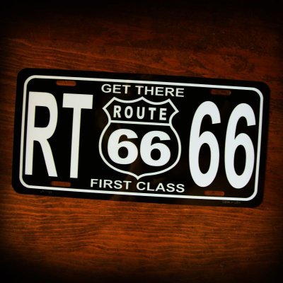 画像1: ルート66 ライセンスプレート ファーストクラス/Route66 License Plate