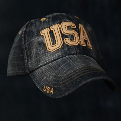 USA キャップ（デニム・ダークデニム）/Baseball Cap キャップ