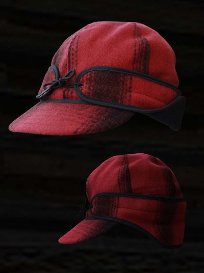 画像2: ランチャー キャップ（レッド×ブラック）/Rancher Cap(Red Black)