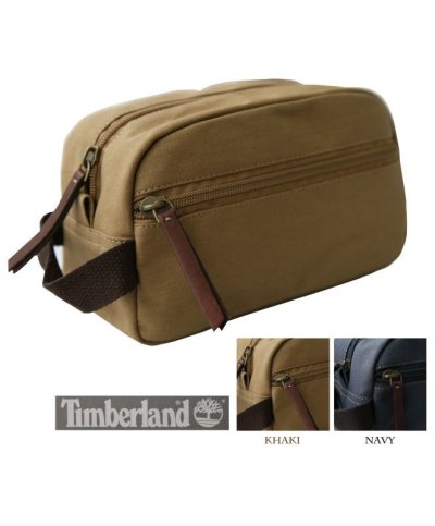 画像1: ティンバーランド トラベルキット ケース（カーキ/ネイビー）/Timberland Travel Kit(Khaki/Navy)