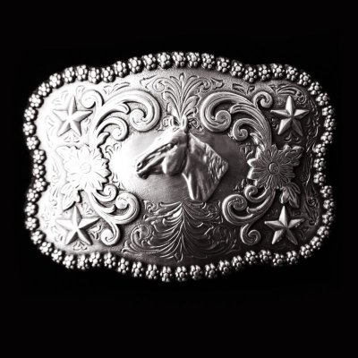 画像1: ノコナ ベルト バックル ホースヘッド/Nocona Belt Buckle