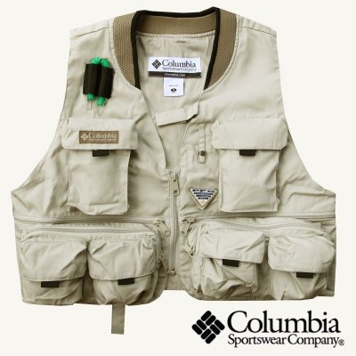 画像1: コロンビア フィッシングベスト/Columbia Fishing Vest(Fossil)