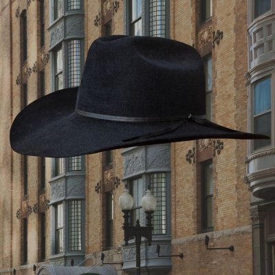 画像1: ファーフェルト カウボーイハット（ブラック）/Cowboy Hat-Fur Felt(Black)