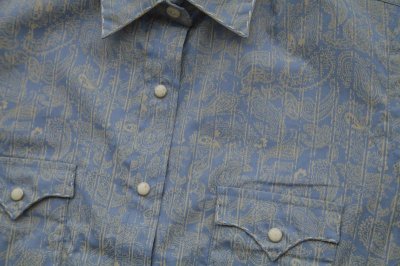 画像2: パンハンドルスリム ウエスタン シャツ ペイズリー・ブルー（長袖/レディース）M/Panhandle Slim Long Sleeve Western Shirt(Women's)