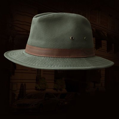 画像1: サファリ（サハリ）ハット・オリーブ/Safari Hat