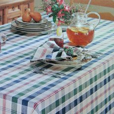 画像1: テーブルクロス Sonoma Plaid/Fabric Tablecloth 52"×70"Oblong (1)