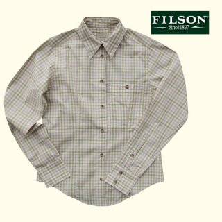 フィルソン Filson レディース 半袖シャツ（ブルーマルチ