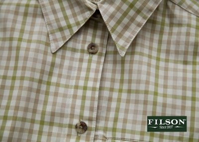 画像2: フィルソン Filson レディース 長袖シャツ（グリーンマルチ）