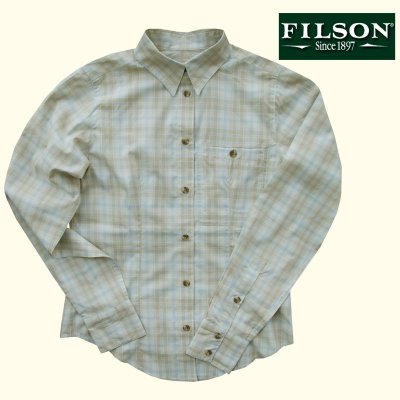 画像1: フィルソン Filson レディース 長袖シャツ（キャメルマルチ）