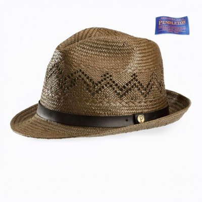 画像1: ペンドルトン ストローハット（ブラウン）M/Pendleton Straw Hat