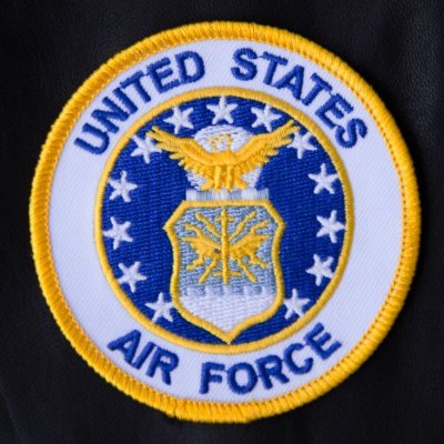 画像1: ワッペン UNITED STATES AIR FORCE ホワイト/Patch 