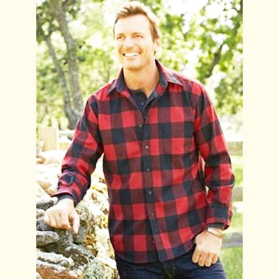 画像2: ペンドルトン ウールシャツ ロッジシャツ ロブロイレッドプラッド/Pendleton Lodge Shirt Rob Roy Red Plaid