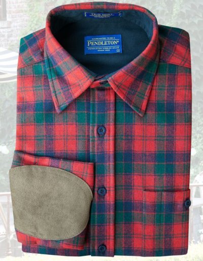 画像1: ペンドルトン ウール シャツ・エルボーパッチ トレイルシャツ ロバートソンタータン/Pendleton Trail Shirt (Robertson Tartan)