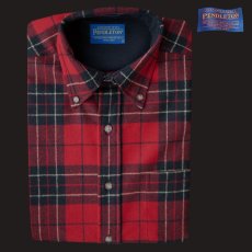 画像1: ペンドルトン ウールシャツ ファイアーサイドシャツ（ボタンダウンシャツ）S/Pendleton Fireside Shirt Brodie Tartan (1)