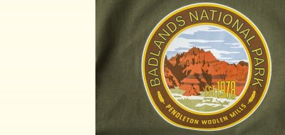画像2: ペンドルトン Tシャツ バッドランズ ナショナルパーク（オリーブ）S/Pendleton Badlands National Park T-shirt(Olive)