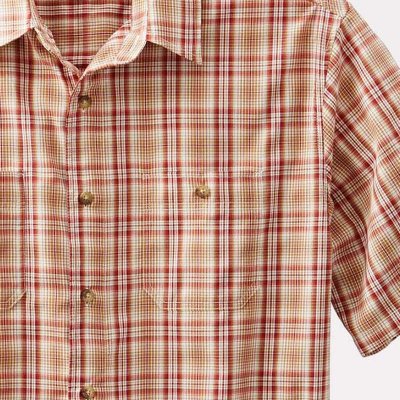 画像2: ペンドルトン 半袖 シャツ タン・マルーンS/Pendleton Shortsleeve Santiam Shirt