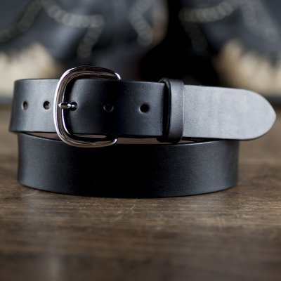 画像1: ファニー 38mm ハーネス ベルト（ブラック）/Funny 1-1/2"Harness Belt(Black)