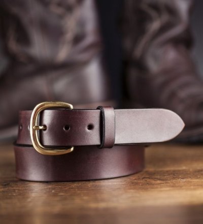 画像1: ファニー 38mm ハーネス ベルト（ブラウン）/Funny 1-1/2"Harness Belt(Brown)