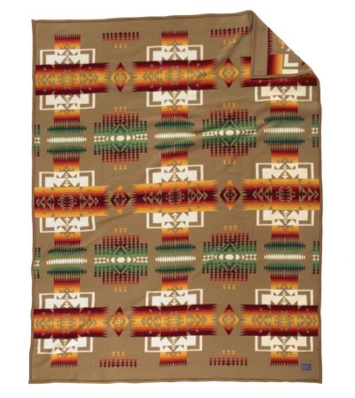 画像2: ペンドルトン チーフジョセフ ブランケット（タン）/Pendleton Chief Joseph Collection(Tan)