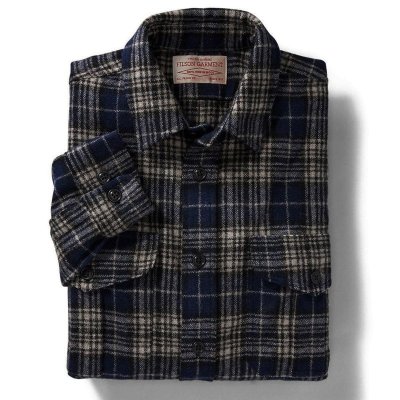 画像2: フィルソン ノースウエスト ウールシャツ（ダークブループラッド）/Filson Northwest Wool Shirt