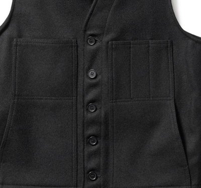 画像2: フィルソン マッキーノ ウールベスト（ブラック）38/Filson Mackinaw Wool Vest(Black)