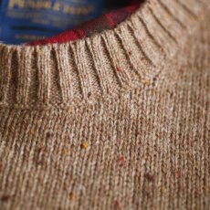 画像2: ペンドルトン シェトランドウール セーター（キャメル）/Pendleton Shetland Wool Sweater (2)