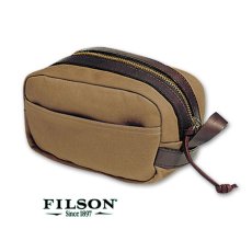 画像1: フィルソン トラベルキット（タン）/Filson Travel Kit(Tan) (1)