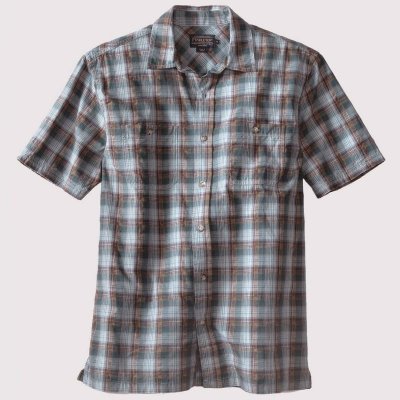 画像1: ペンドルトン バーロウ アウトドア シャツ （半袖 ・ブルー）S/Pendleton Barlow Outdoor Shirt