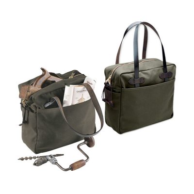 画像3: フィルソン トートバッグ（ファスナー付き/オッターグリーン）/Filson Tote Bag with Zipper(Otter Green)