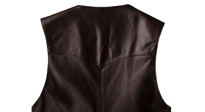 画像2: コンチネンタル レザー ウエスタン レザーベスト（エスプレッソ）/Continental Leather Fashions Western Leather Vest(Espresso)