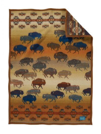 画像1: ペンドルトン プレーリーラッシュアワー ムチャチョ ブランケット/Pendleton Prairie Rush Hour Crib Blanket