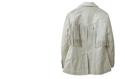 画像2: スカリー レディース フリンジ レザー ブレザー（クリーム）S/Scully Leather Fringe Blazer(Women's)