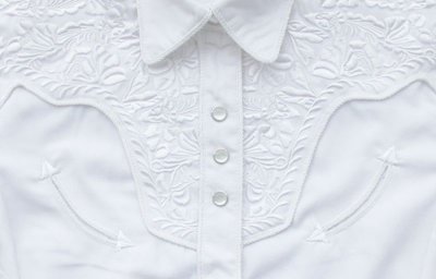 画像3: スカリー 刺繍 ウエスタン シャツ（長袖/ホワイト・ホワイト）S/Scully Long Sleeve Western Shirt(Women's)