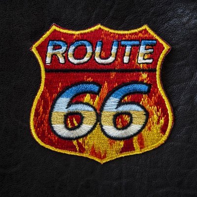 画像1: ワッペン ルート66/Patch Route 66 Fire