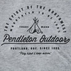 画像2: ペンドルトン アウトドア 半袖 Tシャツ ティーピー（グレー）L/Pendleton SS T-shirt Teepee(Grey) (2)