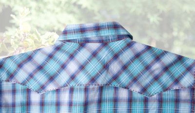 画像3: ローパー ウエスタンシャツ（ターコイズ・ホワイト・ブラウン/半袖）L/Roper Short Sleeve Western Shirt