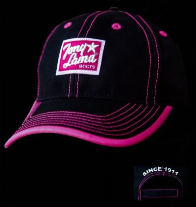 画像1: トニーラマ ブーツ キャップ（ブラック・ピンク）/Tony Lama Boots Cap