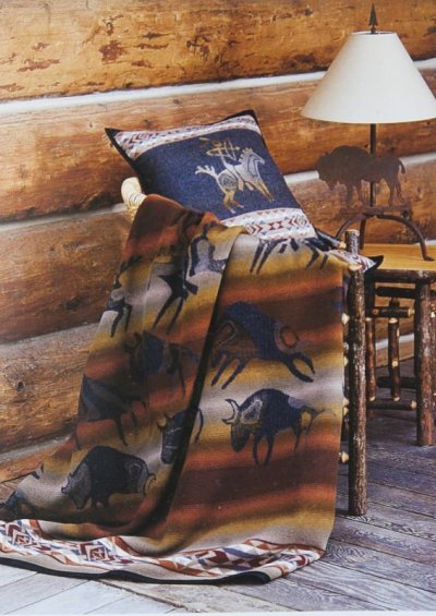 画像2: ペンドルトン キーピングウォッチ（エルク）ブランケット/Pendleton Keeping Watch Blanket(Elk)